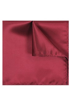 Men's Red Microfiber Pocket Square 