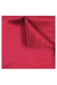 Men's Red Microfiber Pocket Square 