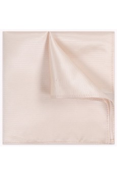 Men's Beige Microfiber Pocket Square 