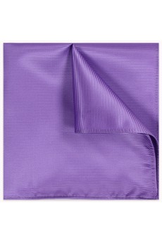 Men's Purple Microfiber Pocket Square 