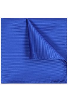 Men's Blue Microfiber Pocket Square 