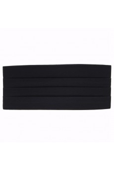 Men's Black Microfiber Waistband 