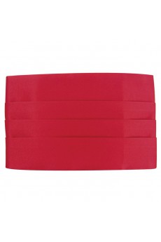 Men's Red Microfiber Waistband  