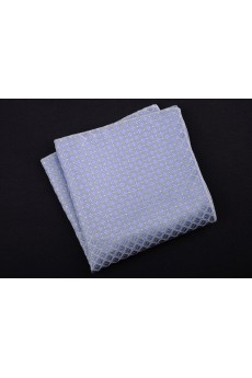 Purple Cotton-Microfiber Blended Pocket Square