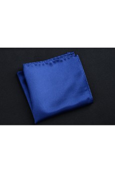 Blue Microfiber Pocket Square