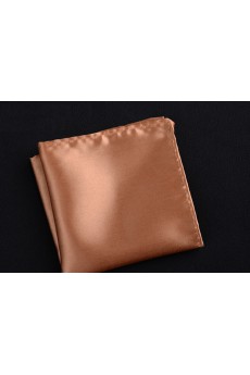 Beige Microfiber Pocket Square