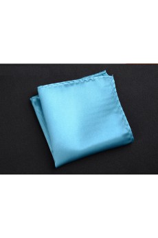 Blue Microfiber Pocket Square