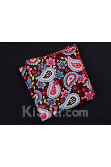 Pink Cotton, Linen Pocket Square