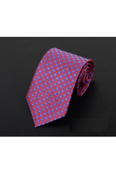 Red Polka Dot Microfiber Necktie