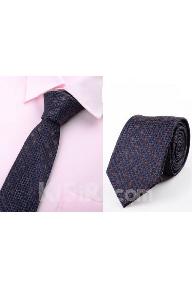 Gray Polka Dot Microfiber Necktie