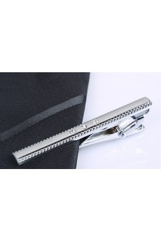 Silver Metal Tie Bar