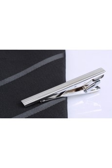 Silver Metal Tie Bar