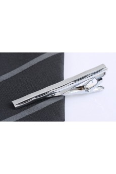 Silver Metal Tie Bar