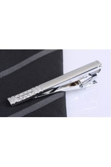 Silver Metal Tie Bar