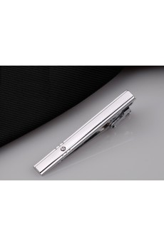 Silver Metal Tie Bar