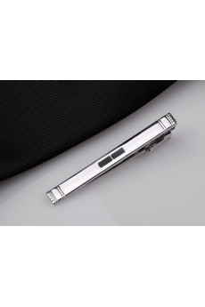 Silver Metal Tie Bar