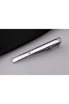 Silver Metal Tie Bar