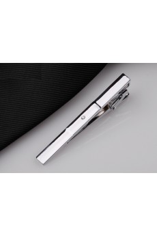 Silver Metal Tie Bar