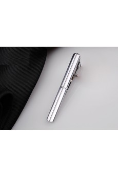 Silver Metal Tie Bar