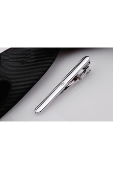 Silver Metal Tie Bar