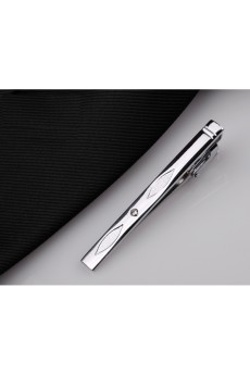 Silver Metal Tie Bar