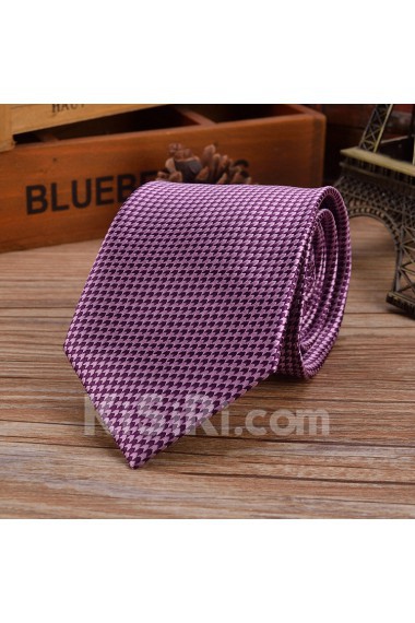 Red Paisley Emulation Silk NeckTie