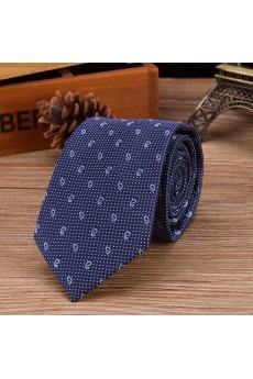 Blue Paisley Emulation Silk NeckTie