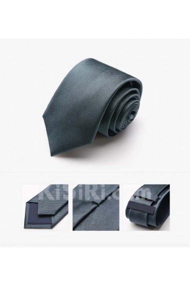 Green Striped 100% Silk NeckTie