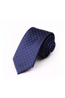 Blue Floral Microfiber NeckTie