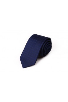 Blue Polka Dot Microfiber NeckTie