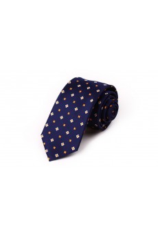 Blue Floral Microfiber NeckTie