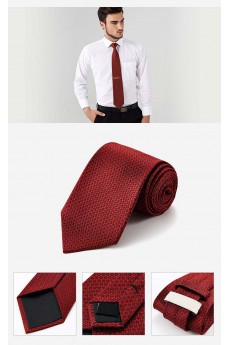 Red Floral 100% Silk NeckTie