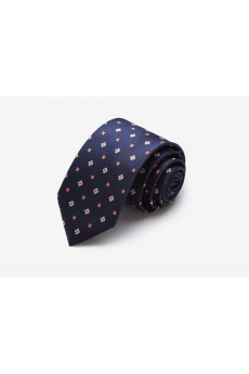 Blue Floral Microfiber Skinny Tie