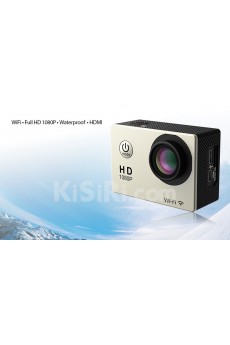 170 Degree Wide Angle 1.5" WiFi Full HD 1080P HDMI Sports Camera for Camping Hiking and Traveling