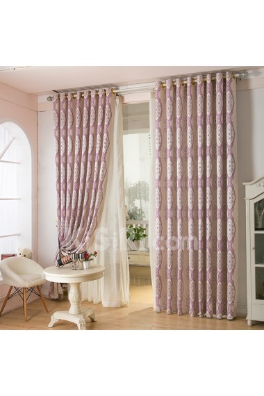 Floral Energy Saving Made to Measure Curtain (Two Panels)