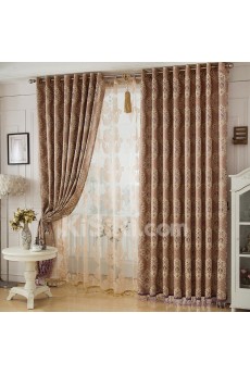 Floral Energy Saving Made to Measure Curtain (Two Panels)