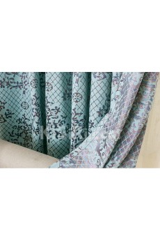 Floral Energy Saving Made to Measure Curtain (Two Panels)