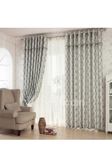 Leaf Energy Saving Made to Measure Curtain (Two Panels)