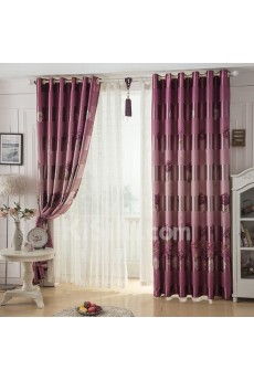 Striped Energy Saving Made to Measure Curtain (Two Panels)