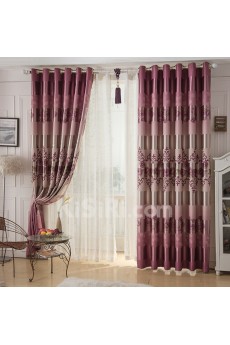 Striped Energy Saving Made to Measure Curtain (Two Panels)