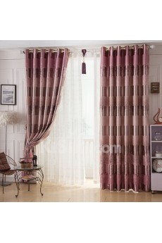 Striped Energy Saving Made to Measure Curtain (Two Panels)