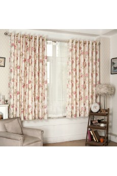 Floral Energy Saving Made to Measure Curtain (Two Panels)