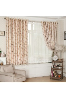 Floral Energy Saving Made to Measure Curtain (Two Panels)