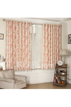 Floral Energy Saving Made to Measure Curtain (Two Panels)