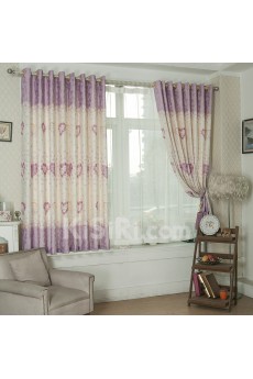 Polka Dot Energy Saving Made to Measure Curtain (Two Panels)