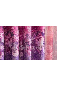 Floral Energy Saving Made to Measure Curtain (Two Panels)