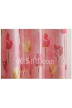 Floral Energy Saving Made to Measure Curtain (Two Panels)