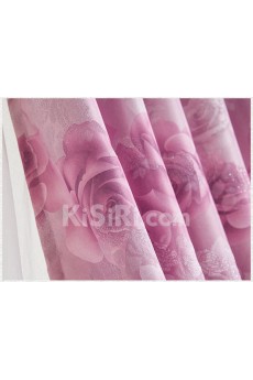 Floral Energy Saving Made to Measure Curtain (Two Panels)