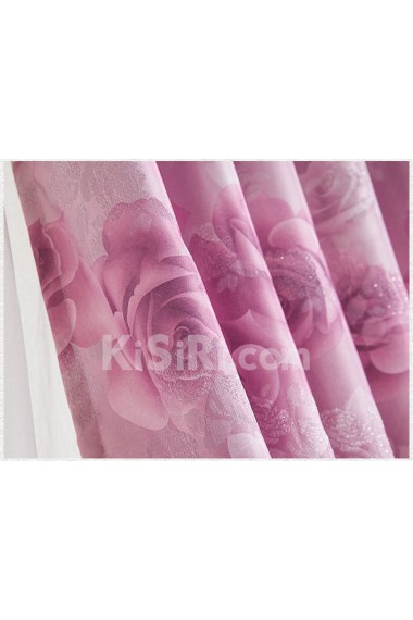 Floral Energy Saving Made to Measure Curtain (Two Panels)