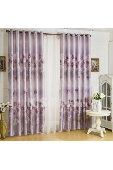 Floral Energy Saving Made to Measure Curtain (Two Panels)